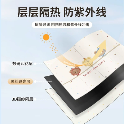 Insulation Blackout Curtain Car-Mounted Children's | Car curtains