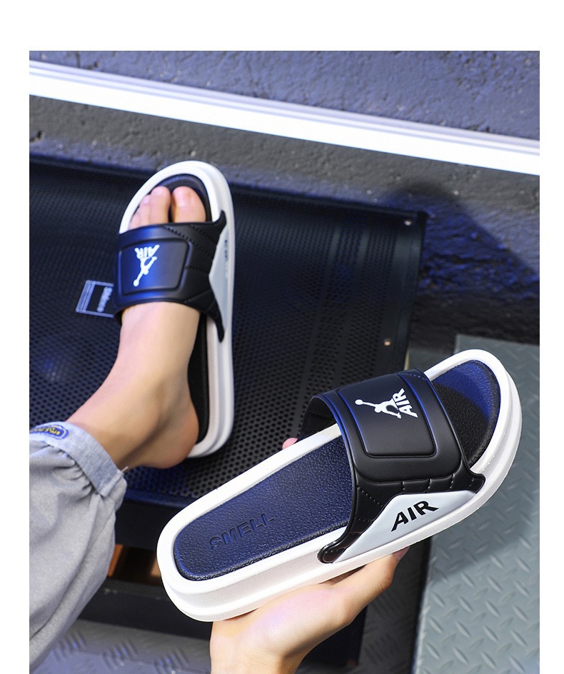 Herren-Slipper, strapazierfähig, dicke Sohle, bequem, leicht, rutschfest, stylische Sandalen mit einem Riemen_voghion.com