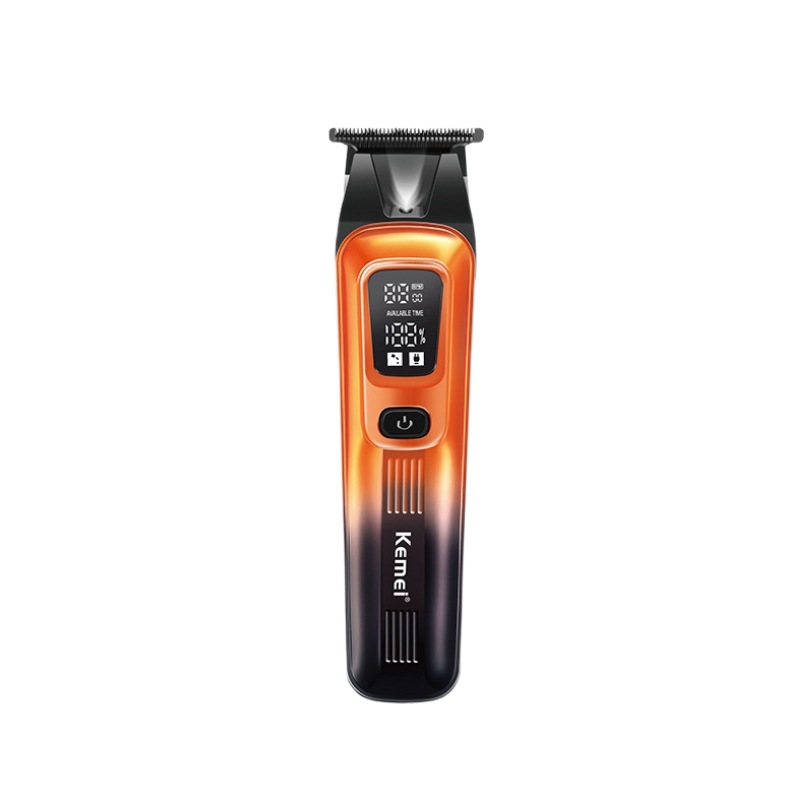 Kemei, cortapelos, cortapelos eléctricos, pantalla digital inteligente para el hogar, cortapelos eléctricos, cabezal de llenado rápido USB, cortapelos grabados