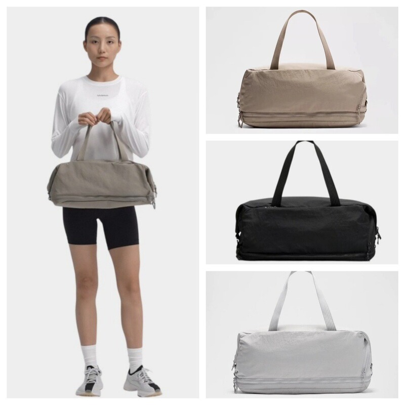 Lu's New Luggage Bag 30L Women's Travel Bag Waterproof Nylon Versatile Fitness Bag Large Capacity Outdoor Sports Bag Lu's New Luggage Bag 30L Women's Travel Bag Waterproof Nylon Versatile Fitness Bag Large Capacity Outdoor Sports Bag