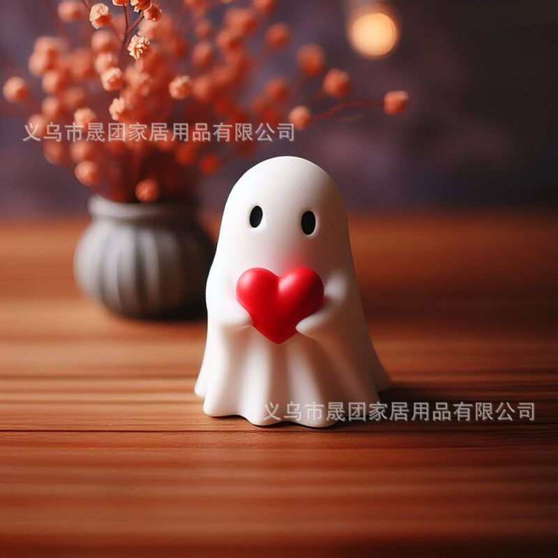 Cross-Border Hot-Selling Product Cute Ghost Statuet Halloween Creative Ghost Ornaments Home and Garden Decorations