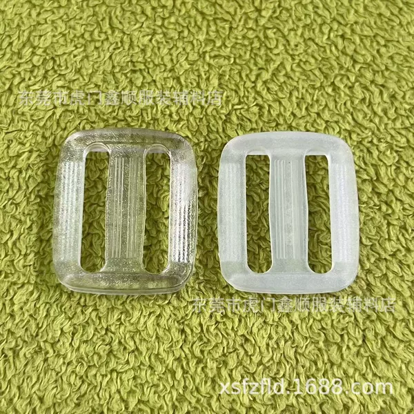 Spot high quality transparent 20mm plastic day buckle 6 points plastic three buckle 2cm webbing safety adjustment buckle