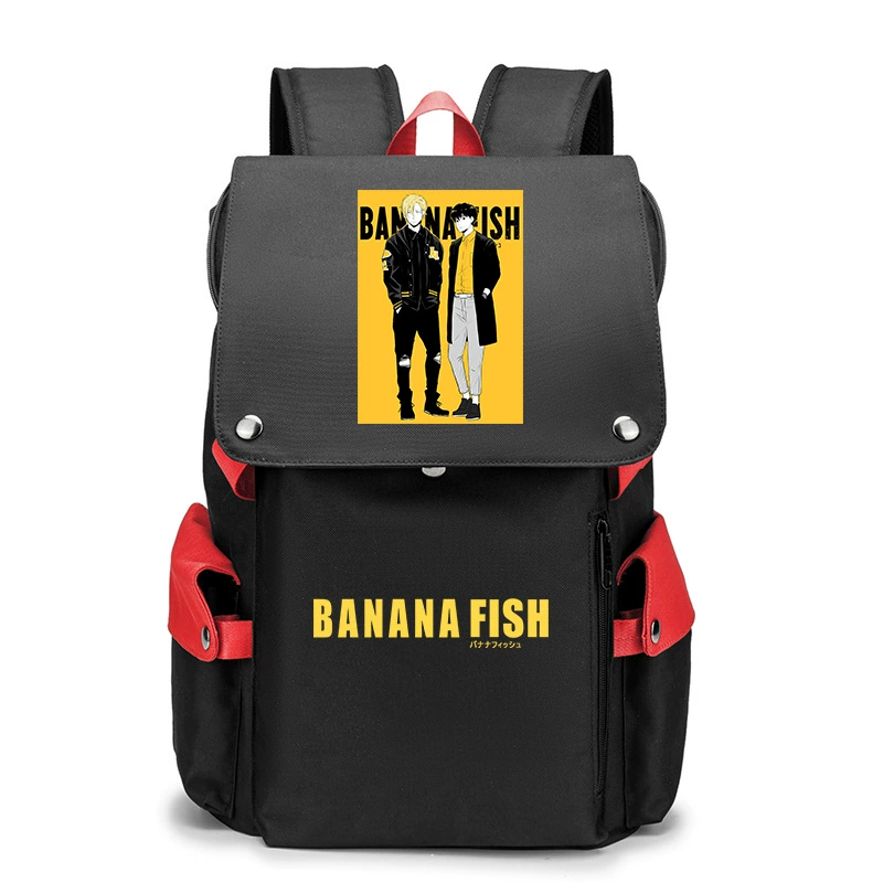 Банановые рыбки Banana Fish, бойцовская борьба, помощь студенту, рюкзак мужской, карикатурный большой объём школьный ранец