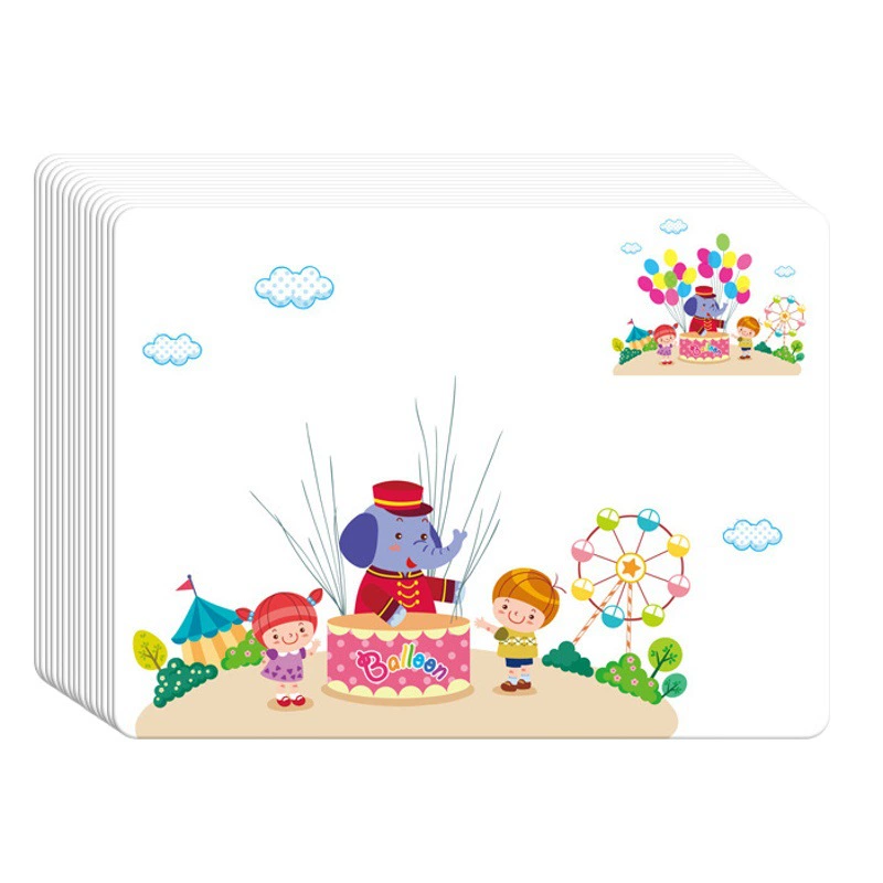 Детские портативные отпечатки пальцев рисование детские детские цвета