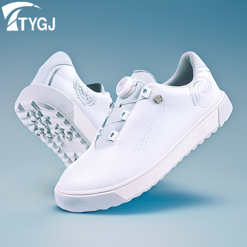 골프 신발 여성 골프 운동화 미끄럼 방지 방수 두꺼운 단독 높이 증가 신발 올매치 캐주얼 여성 신발