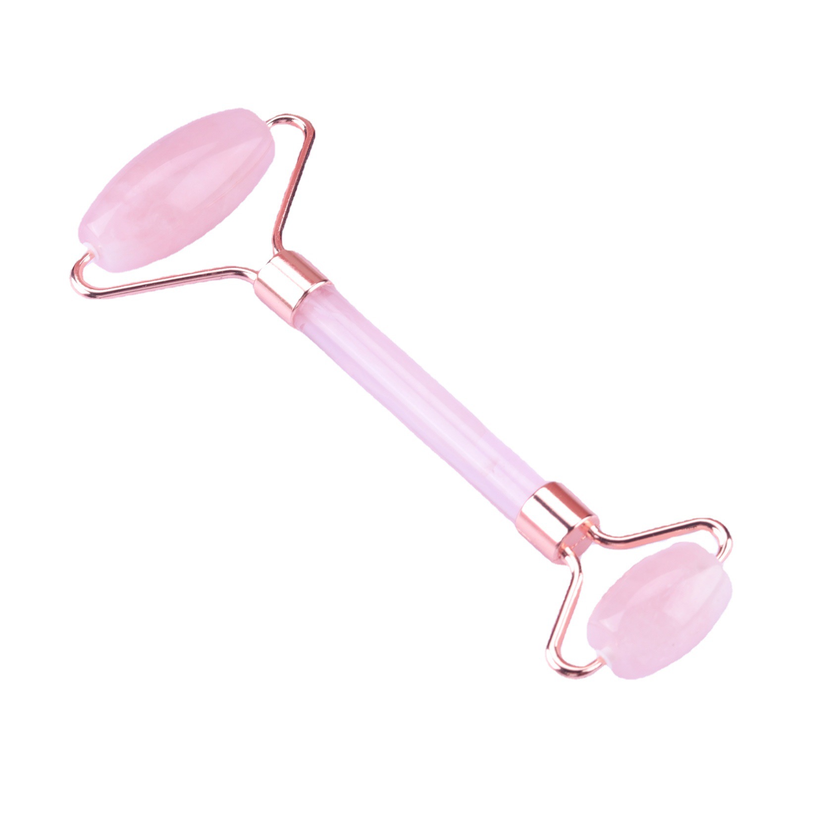 Fuente de la fábrica moneda facial masajeador corporal Jade Rosa cristal masaje facial rodillo masaje belleza palo artefacto