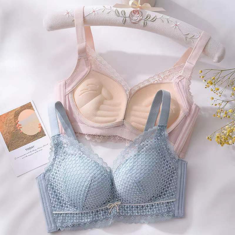 Special Bra for Flat Chest Women, Small Chest Push-Up, Adjustable, Side Breast Enhancement, Thickened, Anti-Sagging, Wireless Bra, Breast Enhancement