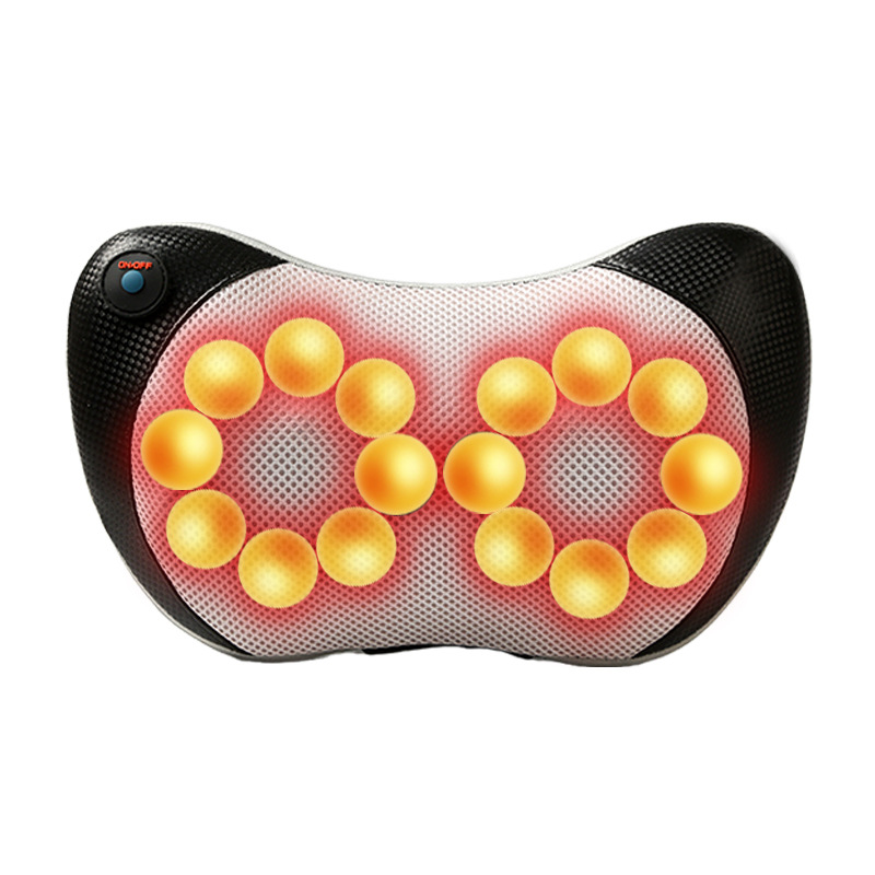Comercio exterior multifuncional eléctrico columna cervical masaje almohada hombro cuello cintura hogar cuello coche de doble uso transfronterizo amasado masajeador