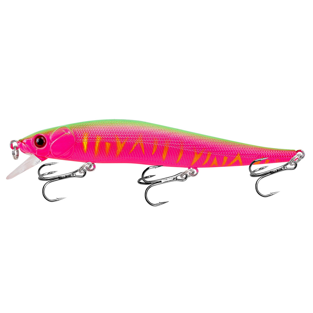 Floating Minnow Lures 115mm 14g Hard Baits Fresh Water Bass Swimbait Tackle Gear