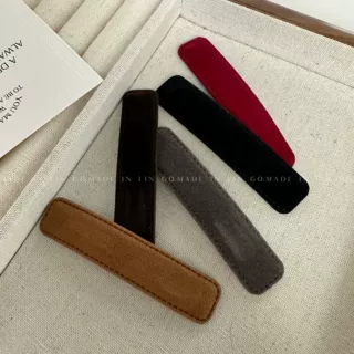 新款网红植绒侧边前额刘海bb夹百搭基础后脑勺发夹女边夹子头饰女