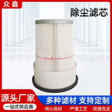 除尘滤芯285*330车间喷粉设备粉尘滤芯粉末回收除尘工业除尘滤筒