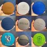 厂家直供北欧风圆形PU杯垫定制皮革隔热餐垫方形咖啡杯垫家用