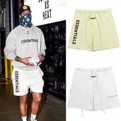 Fear of God Essentials Summer High Street Casual Shorts for Men, Sportswear Sweatpants, Five-Inch Shorts