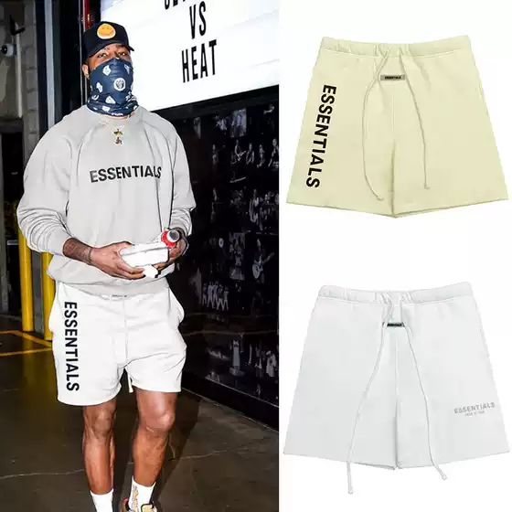Fear of God Essentials Summer High Street Casual Shorts for Men, Sportswear Sweatpants, Five-Inch Shorts