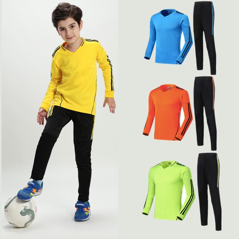 Children's football training clothes long sleeve suit boys suit jacket Primary School students training ball clothes winter coat