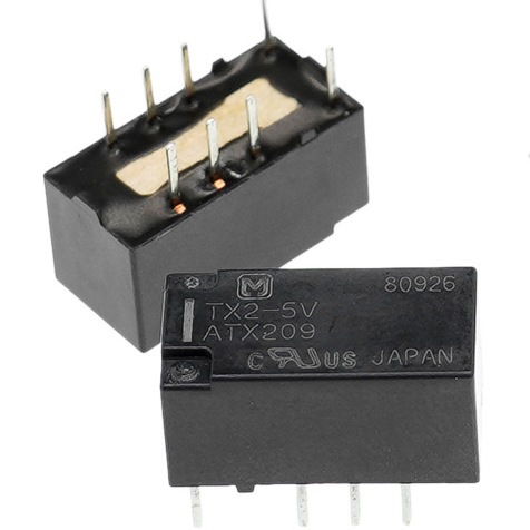 TX2-12V信号继电器 松下继电器 5V 两组转换 12V 24V 全新原装