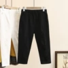 249 black cropped pants