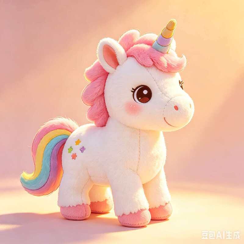 Cross-Border Unicorn Angel Horse Plush Toy Doll Decoration Zoo Event Gift Children's Doll Wholesale