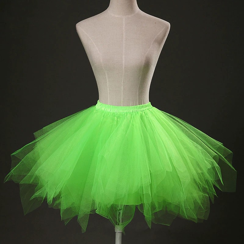 European and American candy color multi -color skirt supports half -body puff lining skirt photo studio wedding photography diamond -shaped color skirt