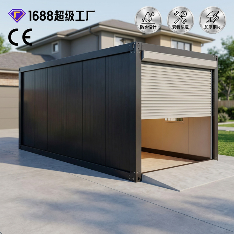 Integrated housing production, outdoor garage container house, simple assembly mobile house, steel structure mobile house Integrated housing production, outdoor garage container house, simple assembly mobile house, steel structure mobile house