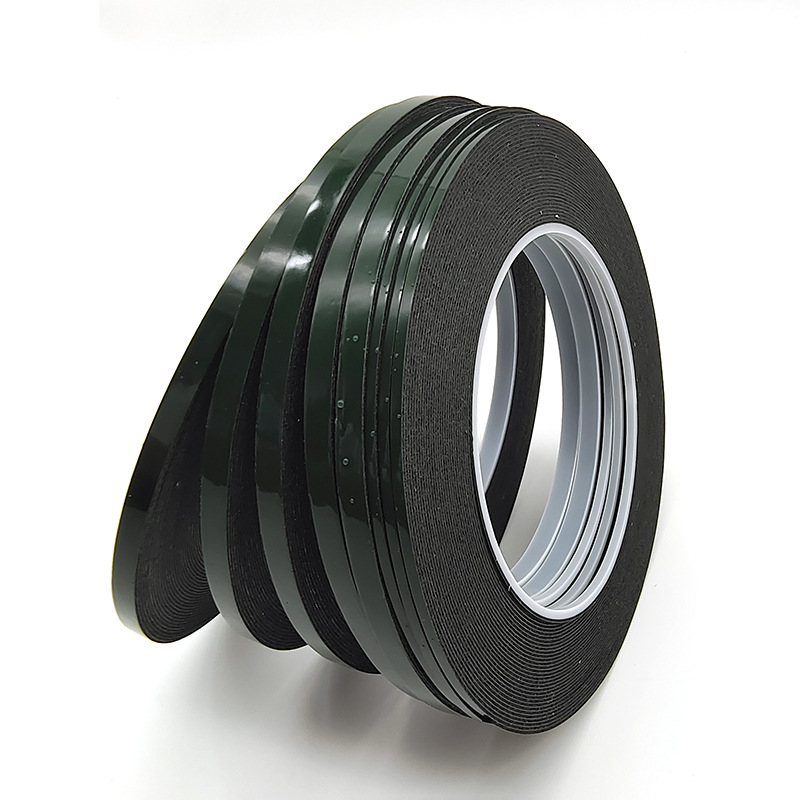 Película verde de 0.3 mm de grosor con algodón negro; 2 mm de ancho * 10 metros de largo.
