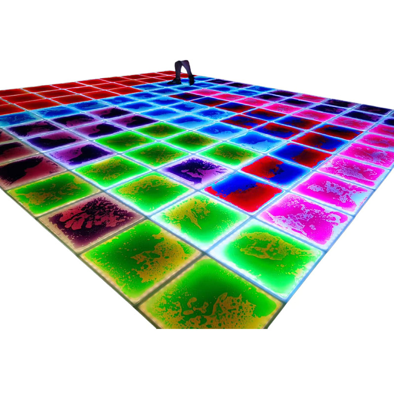 液体地砖LED发光地砖灯舞台灯光酒吧KTV餐厅咖啡厅娱乐地板促销