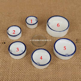 蛐蛐 寿字蟋蟀白瓷水盆  水 水盂爬虫用具鸣虫蓝边水碗用品青花