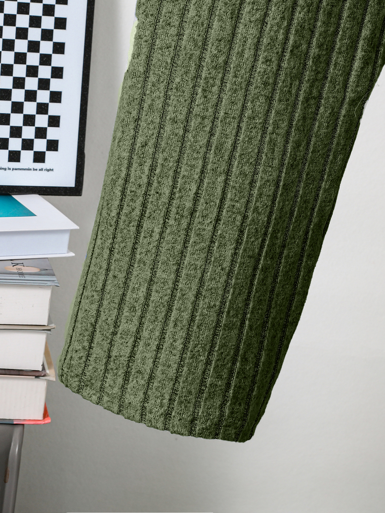 Traje de niña primavera de manga larga jersey casual de niña de punto lindo pantalones rectos suéter de niña traje de dos piezas