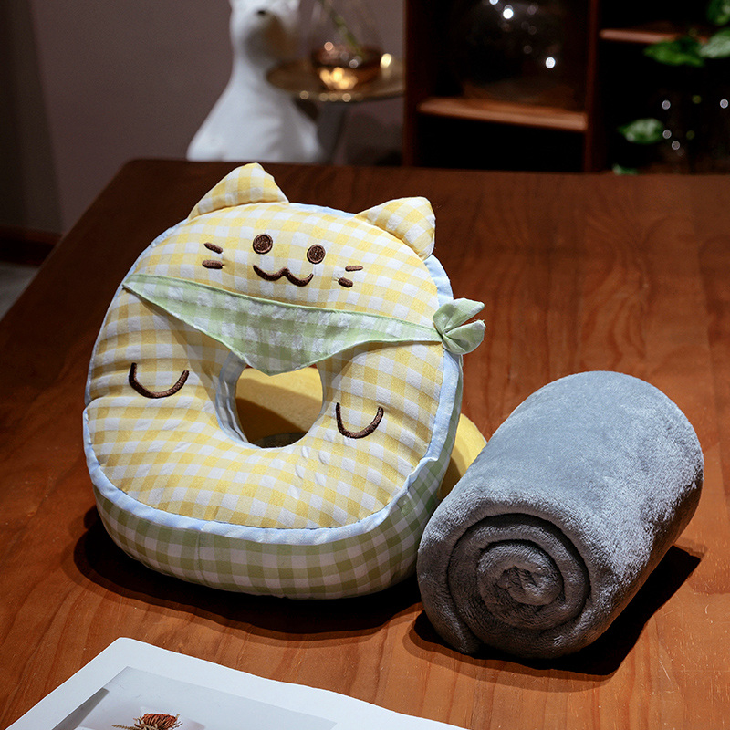 Almohada para Siesta de Oficina de Hilo Burbuja
