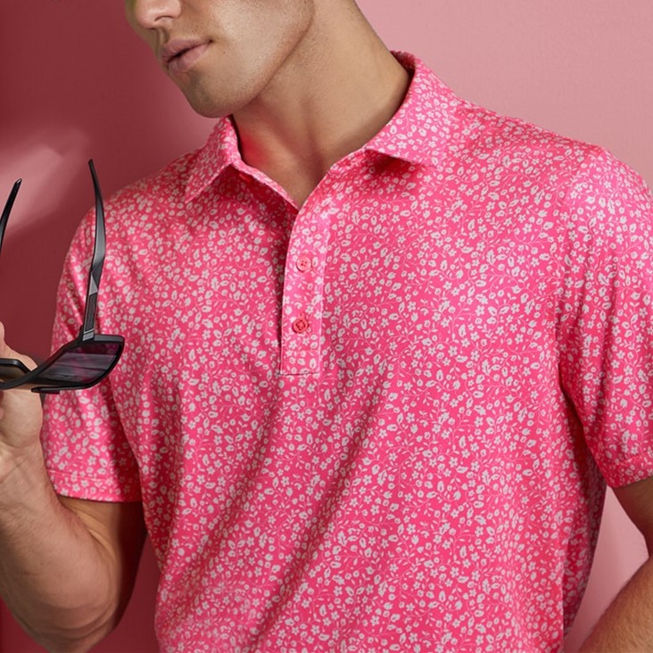 Customized Golf Clothing Quality Classy Export Men's Lapel Polo Shirt Quick-Drying Sun Protection Functional Fabric