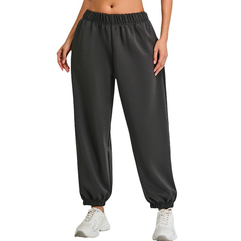 Nuevos pantalones deportivos de cintura alta para otoño e invierno