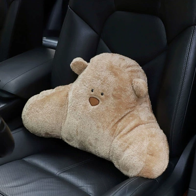 Headrest Plush Cartoon Bear Car