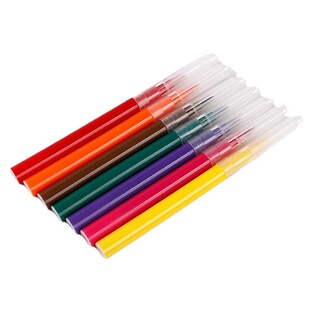 Washable Kidsren's Painting Graffiti Watercolor Pen 12 Colors Printable Logo Source Manufacturer Wholesale
