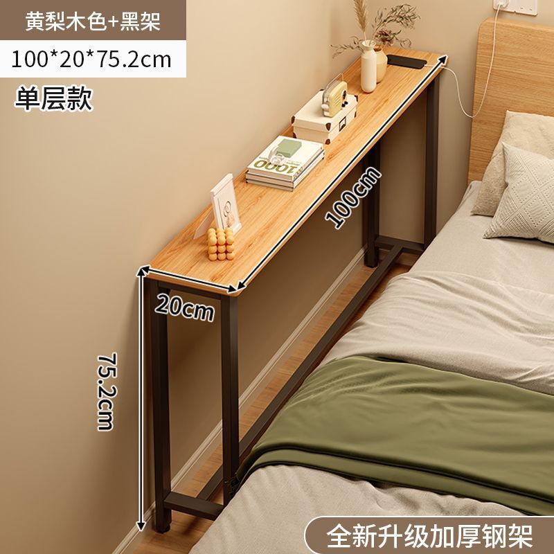 小户型卧室电脑桌女生简易书桌初中生家用工作台出租屋长条学习|undefined
