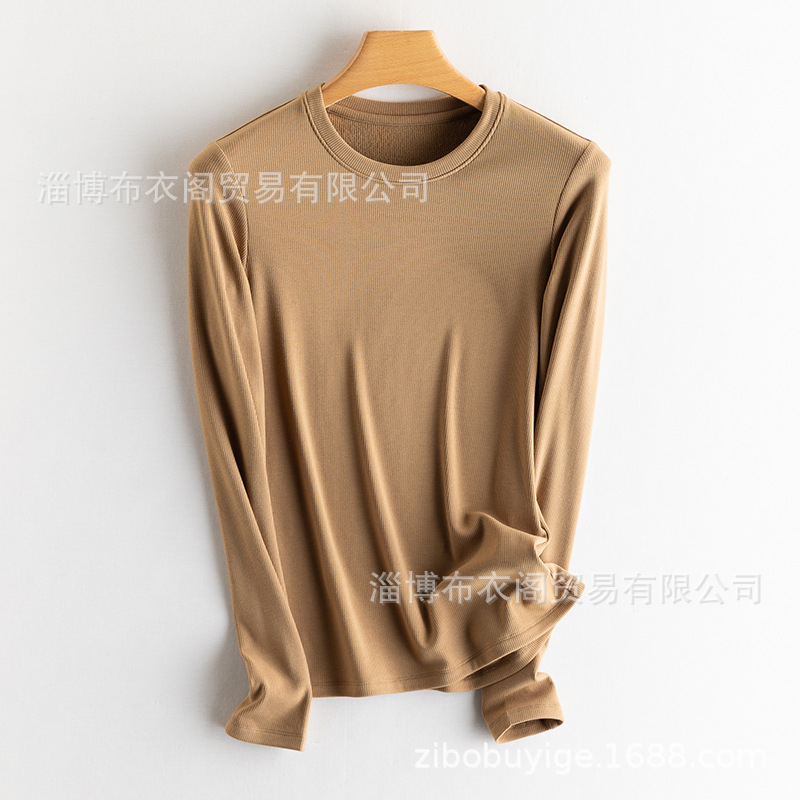 카키[라운드넥]