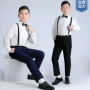 长袖婚礼摄影新款背带裤