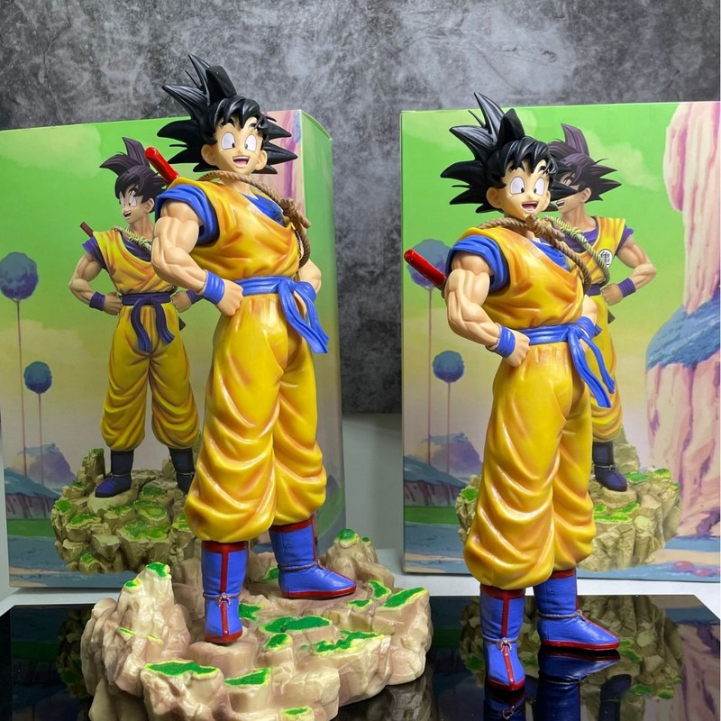 ドラゴンボールフィギュア夢悟空バックスティックフル塗装オフィスデスクトップ装飾品二次元アニメーションフィギュアモデル|undefined
