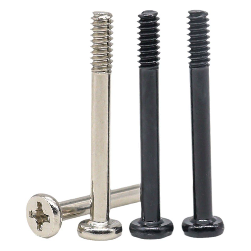 Корпус компьютера Вентилятор Длинный винт 6 #32 резьбовой зажим с водяным охлаждением Крепежный Винт Вентилятора гамбургера никелированный черный