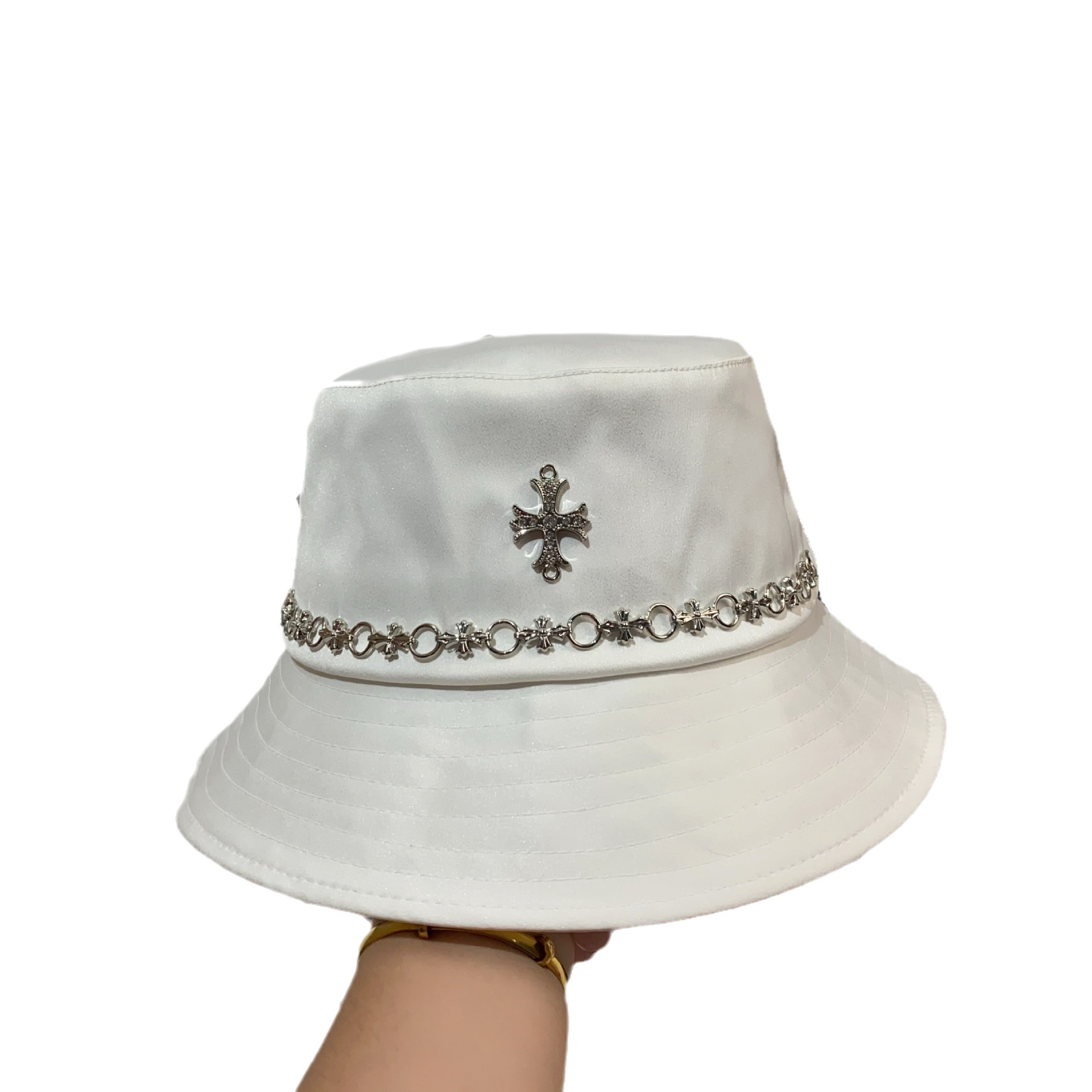 Bacinella a catena incrociata fatta a mano alla moda, marchio parigino alla moda, acido acetico, pescatore, autunno, uomo e donna casual_voghion.com