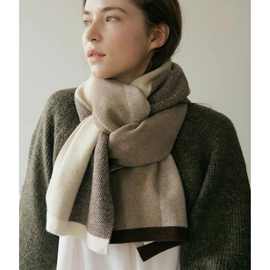 欧美日韩小众设计师个性男女保暖舒适加厚冬季针织围巾女披肩围脖