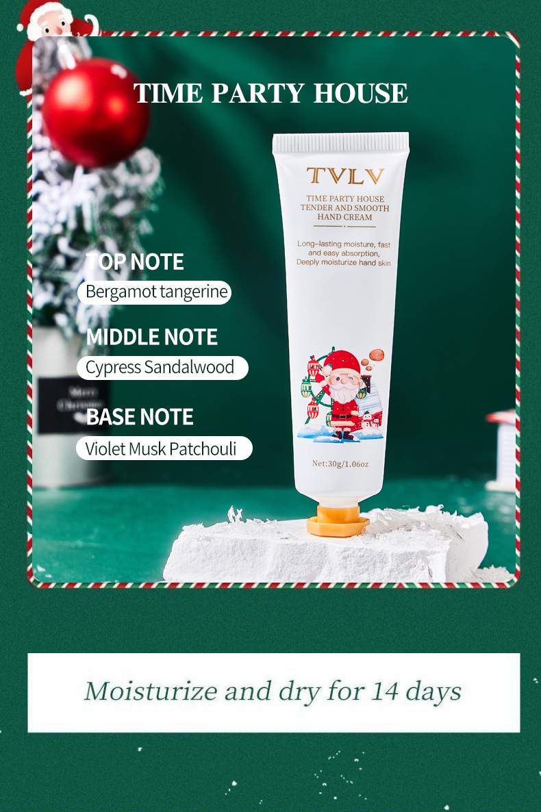 170g Weight Hand Cream Personal Care Type 1 Set Quantity Paste Material Christmas Festival Letter Pattern Elegant, Lady, Simple Style Style Letter Hand Cream Elegant Lady Simple Style Personal Care 9