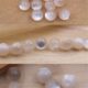 Manufacturer Wholesale Chinese Cheongsam Buttons Resin Jade Buttons Colorful Dark Eye Side Hole Pearlescent Shirt Chiffon Round Beads