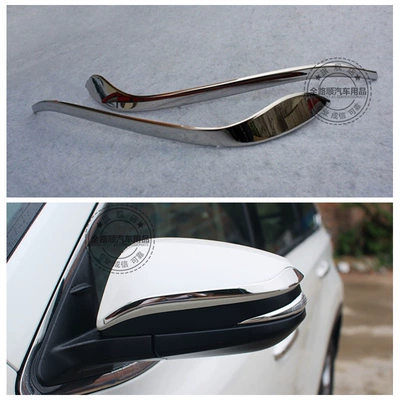 Window Trims Suitable for Toyota 18 — Şüşə kənarı xromları/moldingləri - electroplating-rearview-mirror-trim-upper-2y