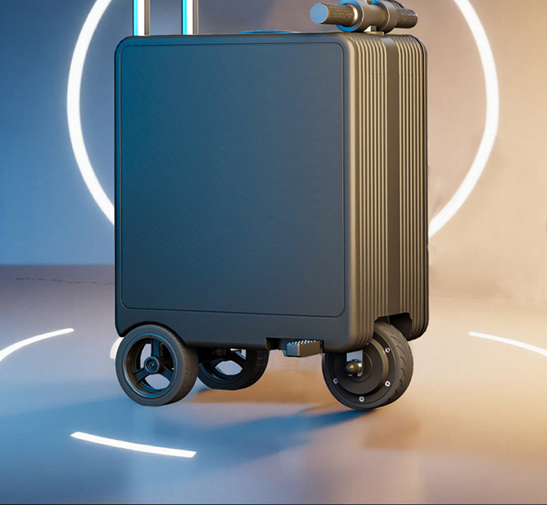 Traveling Abroad, Tourist Attractions Can Be Used as Electric Suitcases, Which Can Be Used as Alternatives to Folding Bicycles to Carry Things
