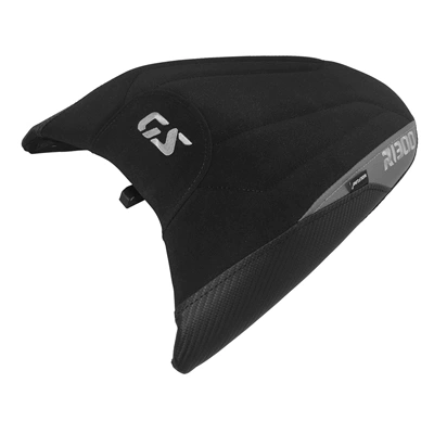 Hump, Seat Cushion, Wind Deflector, Motorcycle cushion - rear-seat-cushion-grey