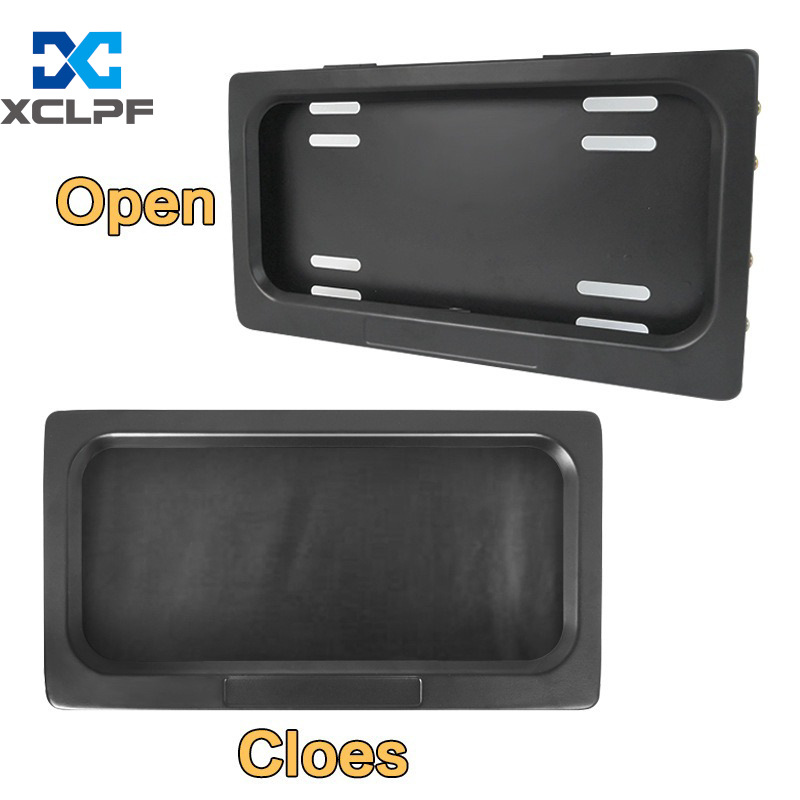 Cross-border Amazon US-regulated electric double license plate license plate frame license plate frame Canada one-on-two control license plate frame