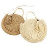 Straw beach one-shoulder bag for leisure