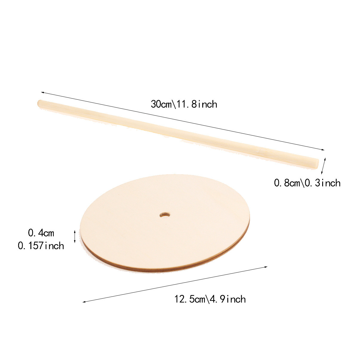 Decoraciones de armazón de donas de madera, decoración de fiesta de cumpleaños de campo americano, suministros de fiesta de ducha de bebé para niños