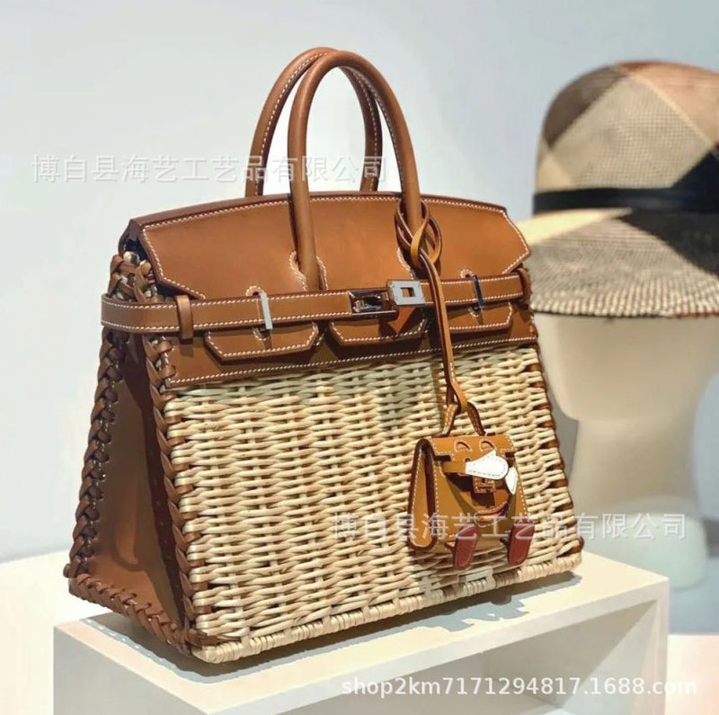 2026 New Women's Bag Rattan Woven Bag Handmade Woven Bag Handbag 2026 New Women's Bag Rattan Woven Bag Handmade Woven Bag Handbag