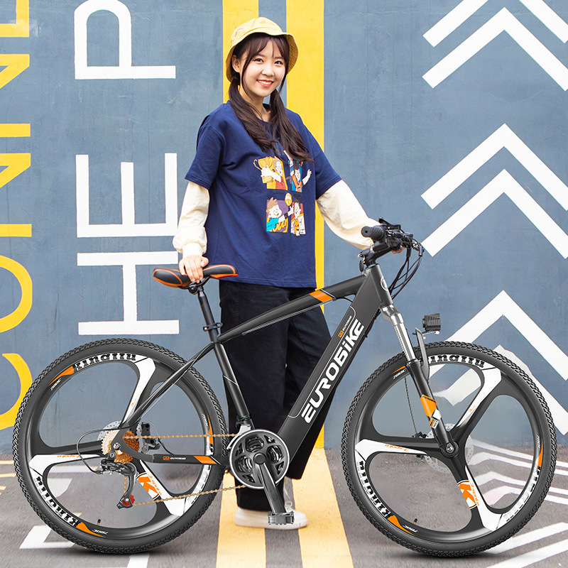 Электровелосипед Eurobike X7 спицованный 6Ah с датчиком момента